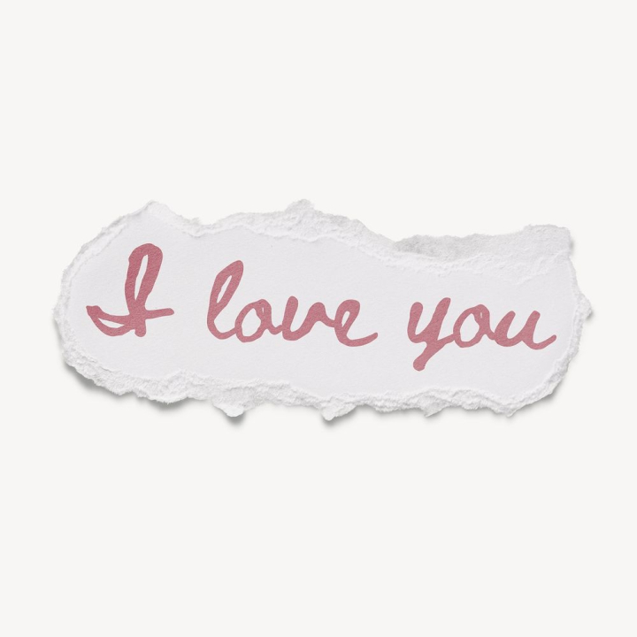torn paper,sticker,ripped paper,pink,paper craft,quote,cute,collage element,valentine's day,white,color,valentines,rawpixel