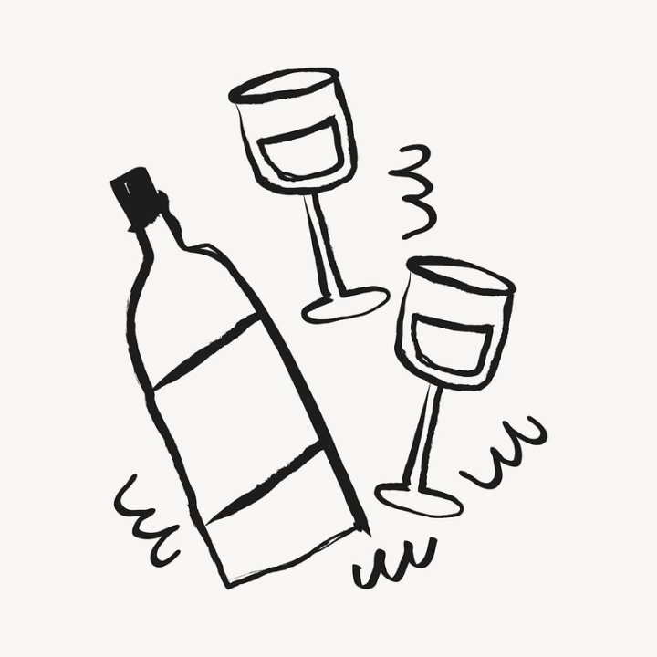 Alcohol glasses drawing Vectors & Illustrations for Free Download