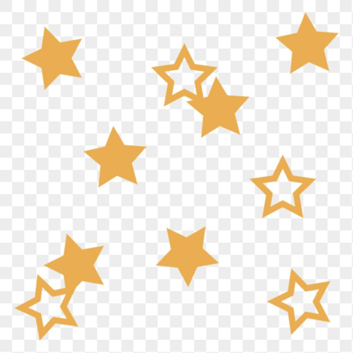 geometric,rawpixel,png,sticker,journal sticker,star,shape,illustration,space,cute,orange,collage element,yellow