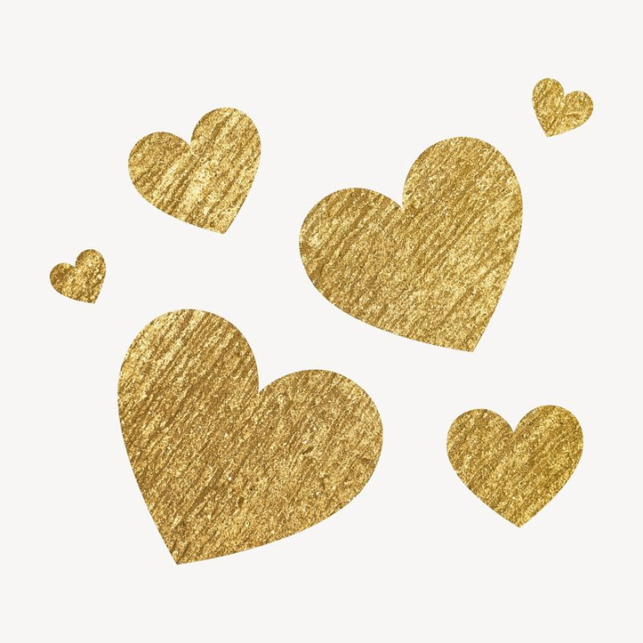 Cute aesthetic hearts - Hearts - Sticker
