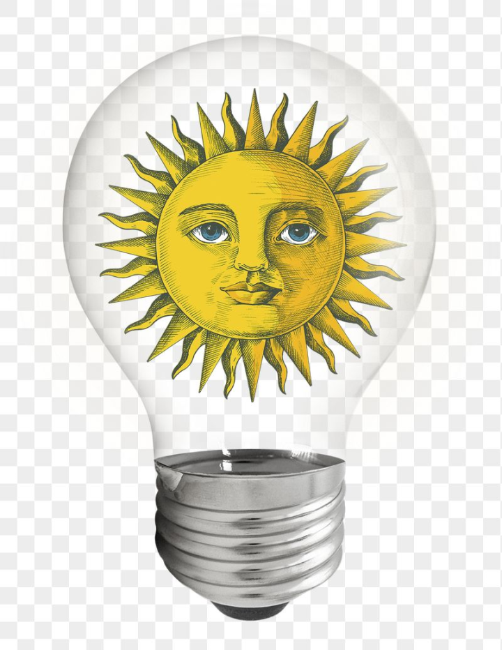 light bulb,rawpixel,face,png,sticker,art,shape,sun,illustration,space,summer,yellow,astrology