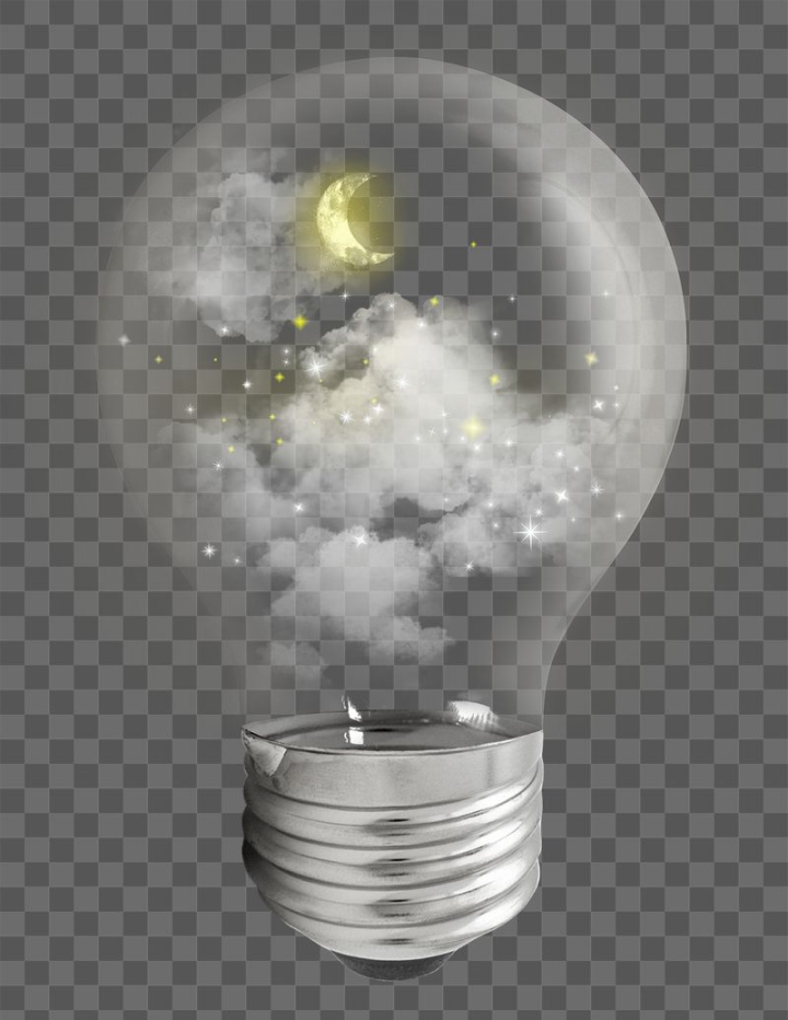 Free: Aesthetic moon png sticker, light