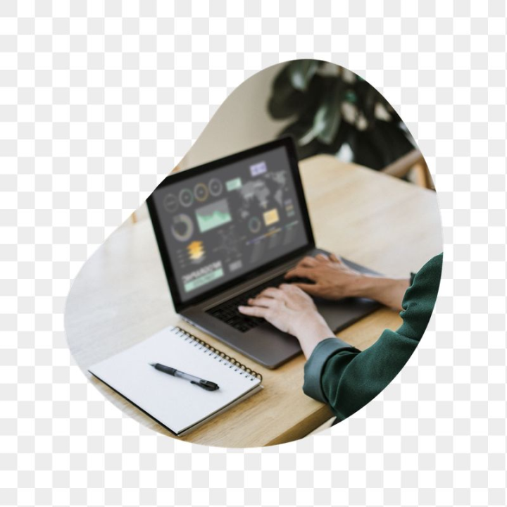 computer,rawpixel,png,sticker,png element,hands,laptop,woman,minimal,person,circle,pen,notebook
