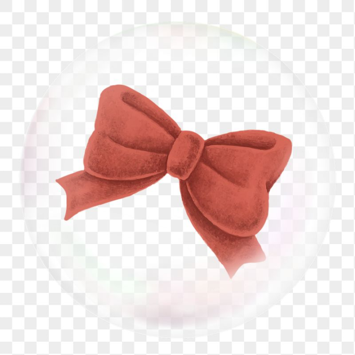Red bow tie png sticker