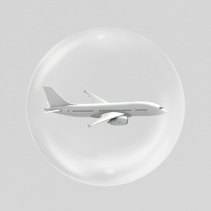 sticker,collage,in bubble,circle,white,airplane,badge,travel,colour,graphic,design,transparent,rawpixel