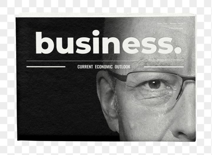 black and white,rawpixel,paper,png,sticker,png element,people,black,newspaper,business,white,marketing,man