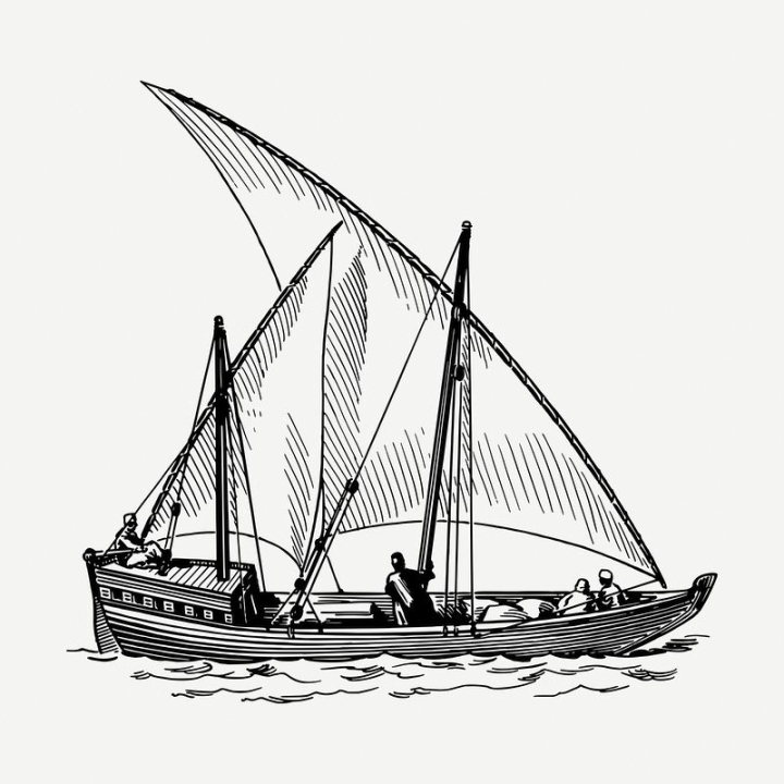 vintage,public domain,ocean,illustrations,sea,free,black and white,drawing,graphic,design,ship,boat,rawpixel