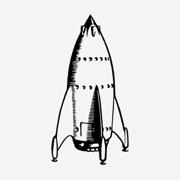 vintage,public domain,illustrations,space,free,black and white,craft,drawing,graphic,design,ship,rocket,rawpixel
