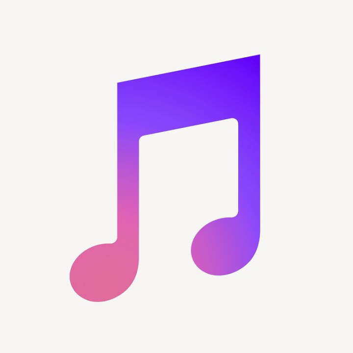 aesthetic,gradient,pink,icon,note,purple,collage element,vector,music,entertainment,colour,musical note,rawpixel