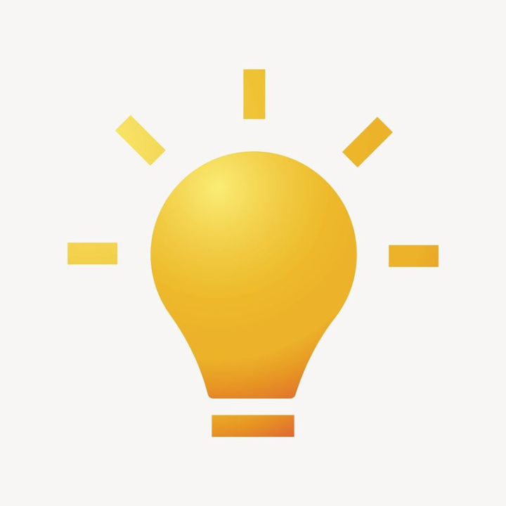 aesthetic,gradient,icon,business,orange,red,collage element,vector,yellow,light bulb,colour,graphic,rawpixel