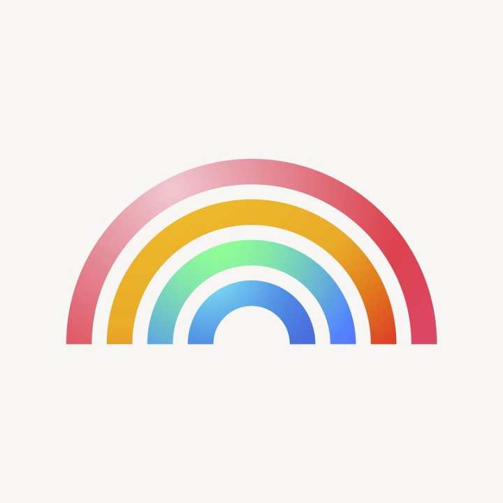 aesthetic,gradient,blue,icon,green,rainbow,orange,red,collage element,vector,colour,graphic,rawpixel