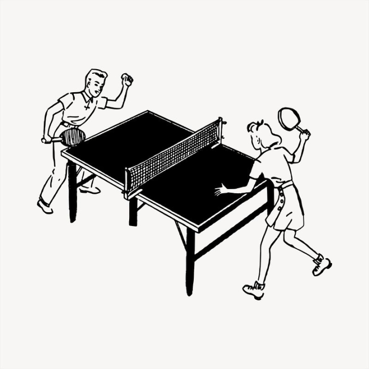 Free Table Tennis Clipart Free Vector Rawpixel Nohatcc 5655