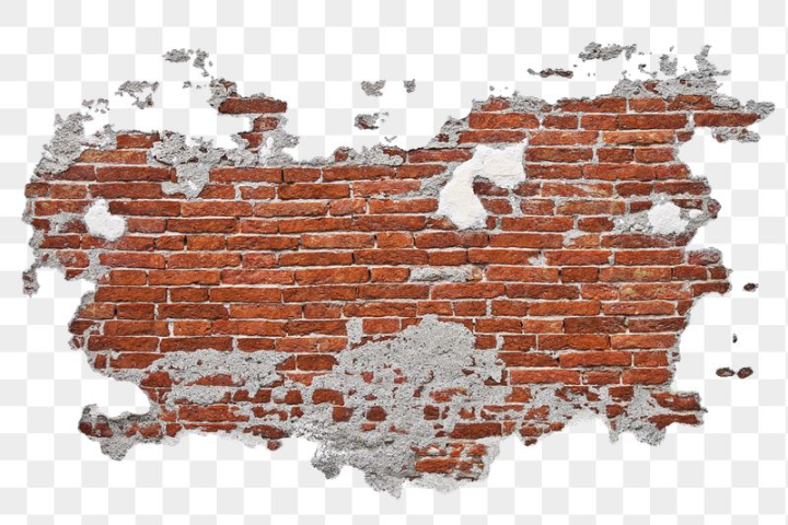 broken brick wall png