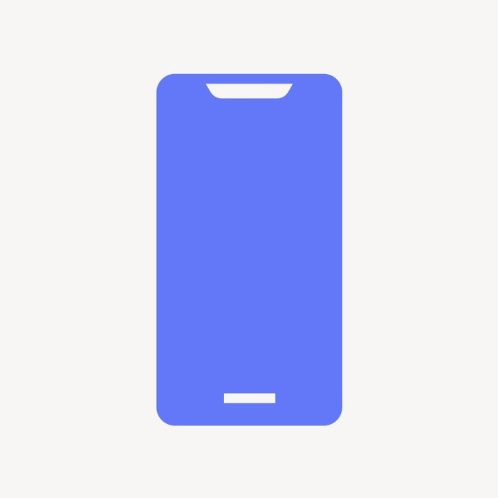 sticker,phone,blue,icon,technology,white,collage element,smartphone,cellphone,mobile phone,colour,digital,rawpixel
