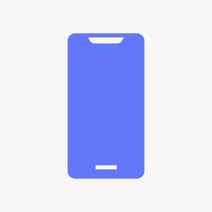 phone,blue,icon,technology,white,collage element,smartphone,vector,cellphone,mobile phone,colour,digital,rawpixel