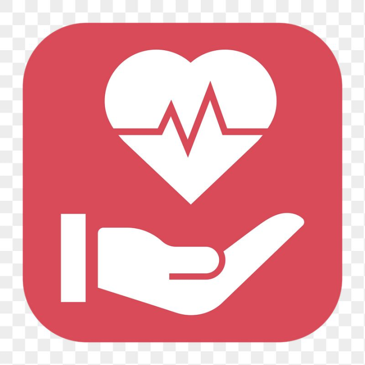 Free: Heartbeat hand png sticker, flat | Free Icons - rawpixel - nohat.cc