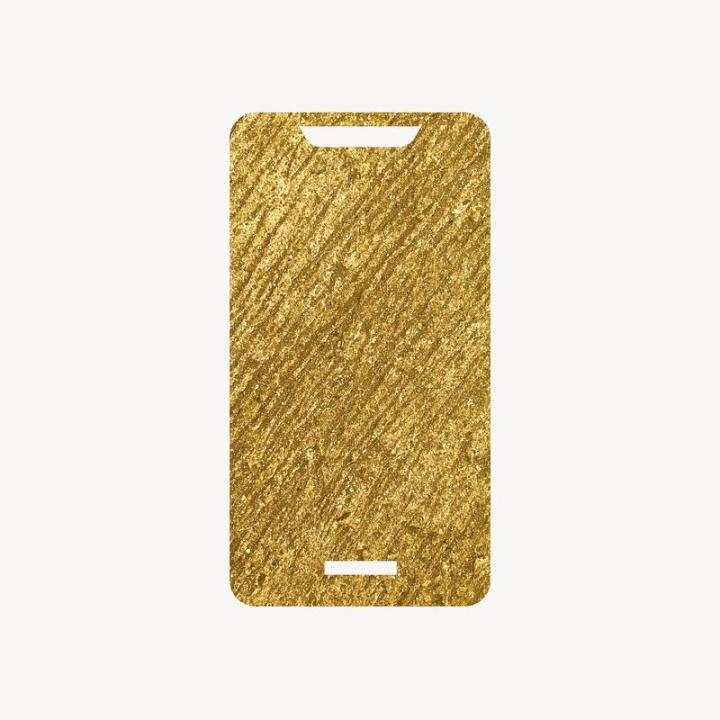 sticker,phone,golden,glitter,icon,technology,white,collage element,smartphone,cellphone,mobile phone,digital,rawpixel