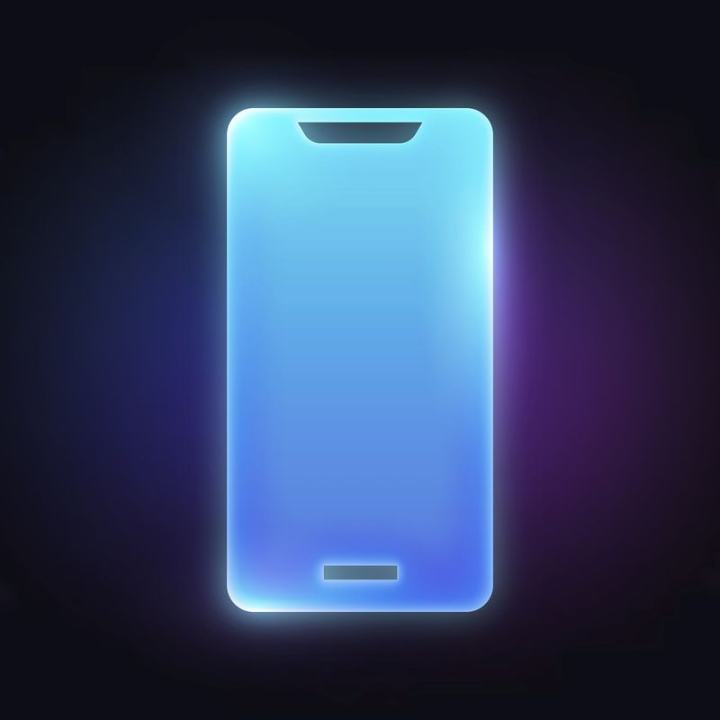 phone,blue,icon,neon,black,technology,collage element,smartphone,vector,cellphone,mobile phone,color,rawpixel