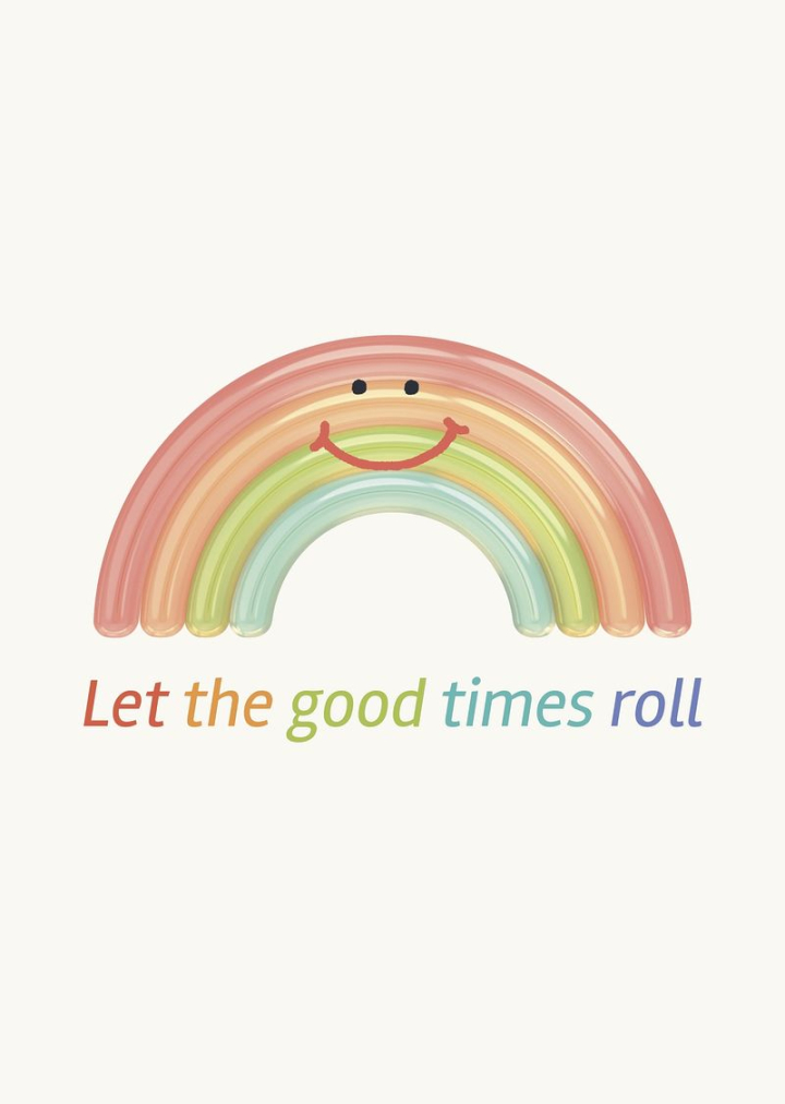 template,banner,rainbow,3d illustration,poster,white,quote,cute,vector,pastel,smile,card,rawpixel