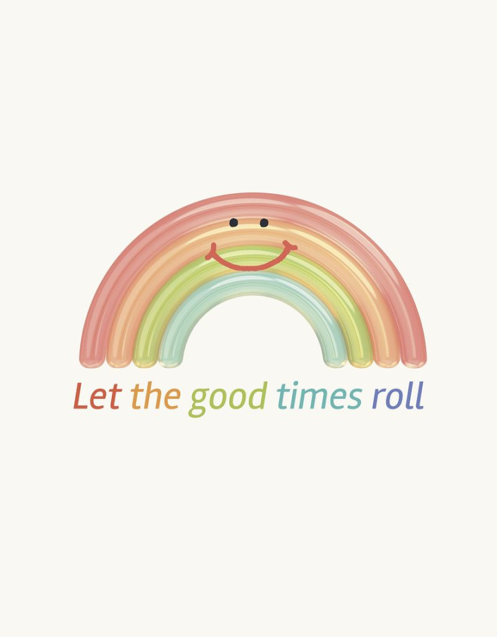 aesthetic,template,rainbow,3d illustration,white,quote,cute,vector,pastel,smile,text space,color,rawpixel
