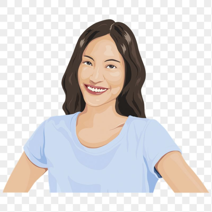 PNG Asian Woman Sticker Character Free PNG Rawpixel PNG Free Transparent Image
