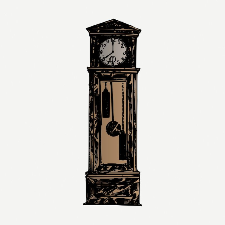 vintage,public domain,illustrations,free,brown,time,colour,drawing,clock,graphic,design,colorful,rawpixel