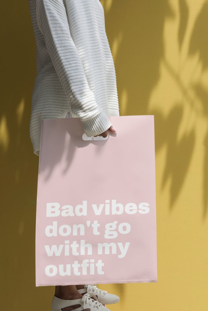 mockup,pink,quotes,fashion,pastel,colour,graphic,design,bag mockups,colorful,paper bag,blank space,rawpixel