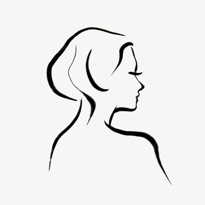 aesthetic,abstract,woman,people,black,illustration,collage element,line art,sexy,nude,doodle,black and white,rawpixel