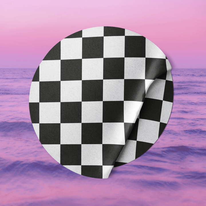 aesthetic,paper texture,sticker,gradient,pink,purple,shape,minimal,beach,black,circle,badge,rawpixel