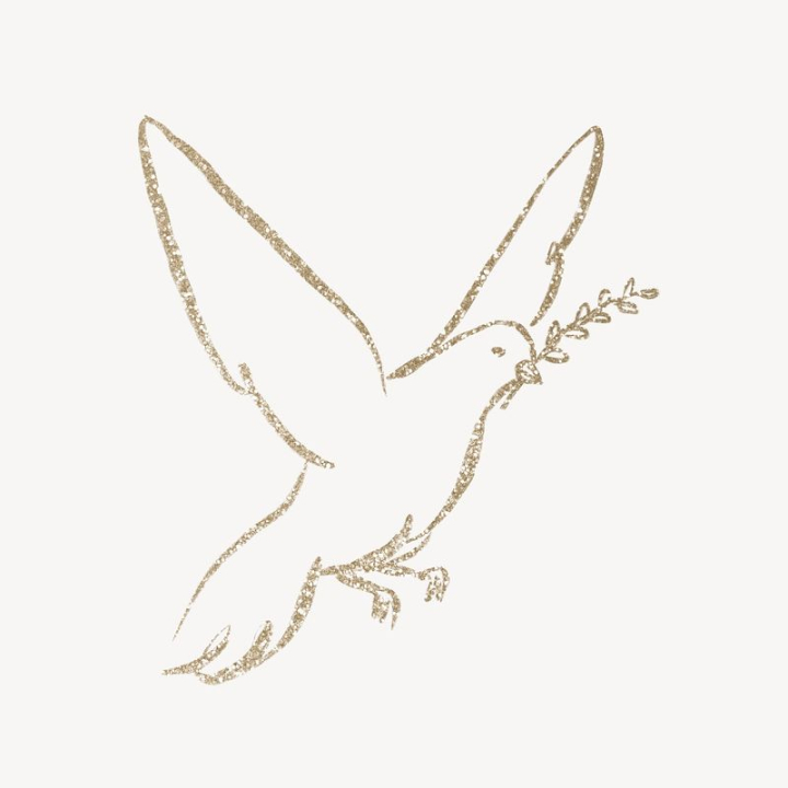 aesthetic,gold,bird,illustration,dove,collage element,line art,doodle,animal,wings,drawing,element graphic,rawpixel