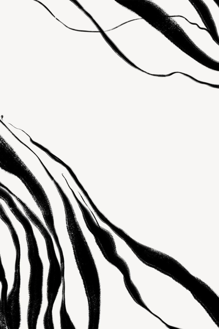 background,aesthetic backgrounds,aesthetic,design backgrounds,abstract backgrounds,border,abstract,wave,black,collage element,doodle,black and white,rawpixel