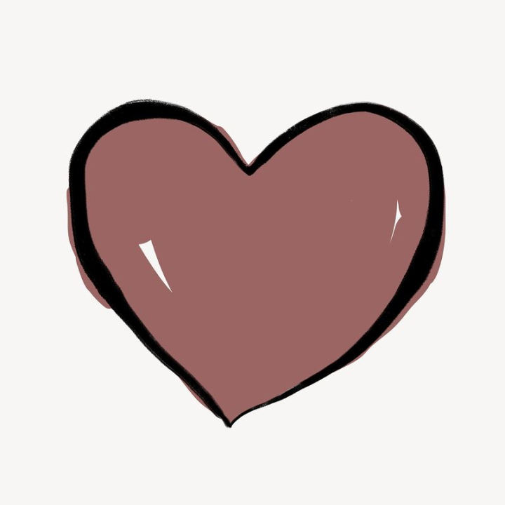 aesthetic,heart,pink,shape,black,illustration,cute,collage element,line art,red,valentine’s day,doodle,rawpixel