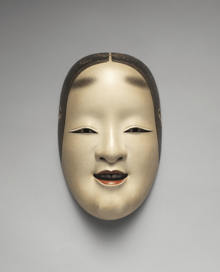 face,art,vintage,public domain,mask,eyes,woman,black,photo,sculpture,japanese,japan,rawpixel