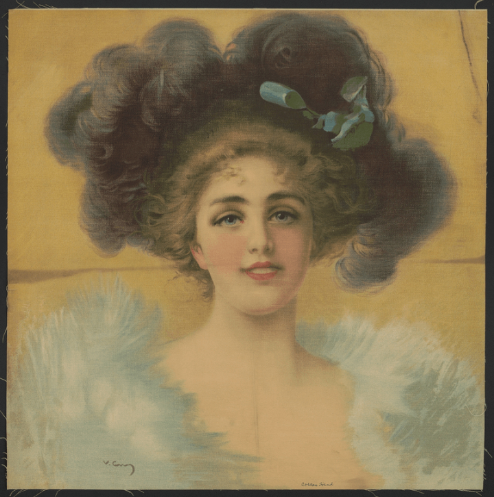 art,vintage,public domain,woman,poster,portraits,photo,hats,print,image,antique,head,rawpixel