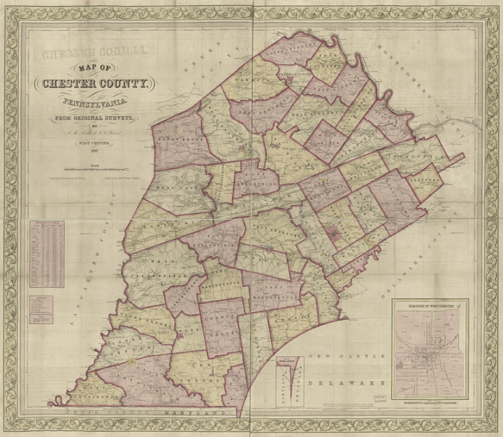 art,public domain,poster,maps,united states,cc0,creative commons 0,pennsylvania,landowners,real property,chester county,chester county (pa.),rawpixel