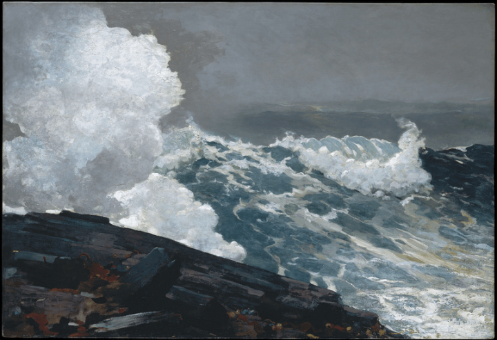 watercolor,art,public domain,wave,ocean,sea,rock,storm,creative commons 0,public domain 1800s,cc0,coast,rawpixel