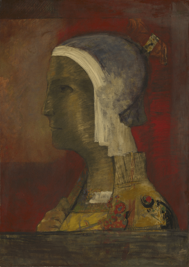 Free: Symbolic Head (ca. 1890) by Odilon | Free Photo - rawpixel - nohat.cc