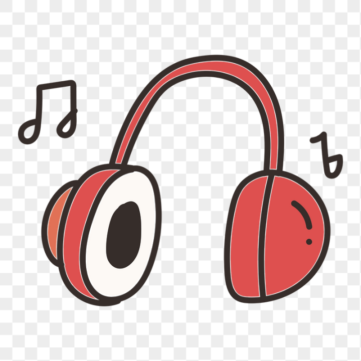 Free: Headphones doodle png sticker, | Free PNG - rawpixel - nohat.cc