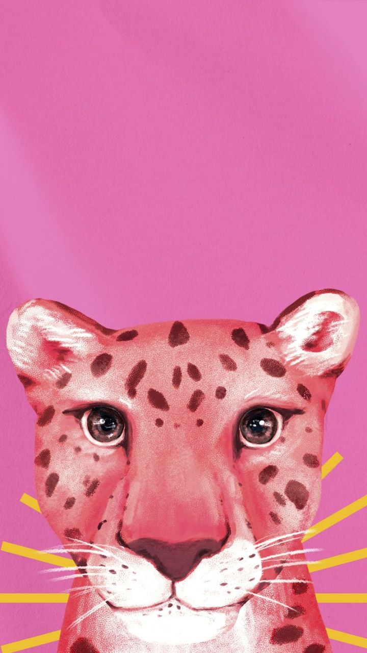 wallpaper,background,iphone wallpaper,cute backgrounds,design backgrounds,pink backgrounds,pink,illustration,cute,nature backgrounds,animals,mobile wallpaper,rawpixel