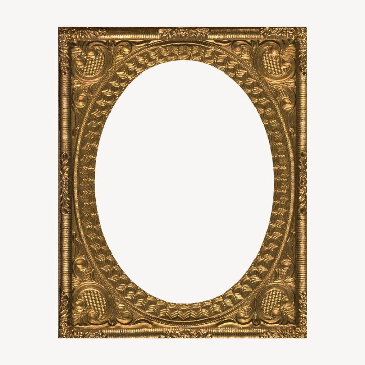 frame,golden,gold frame,collage element,photo,text space,graphic,design,home decor,picture frame,blank space,antique,rawpixel