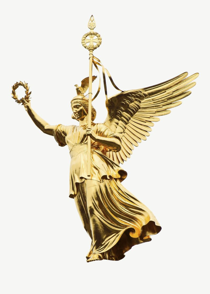 golden,collage elements,statue,travel,sculpture,angel,wings,graphic,design,goddess,psd,bronze,rawpixel