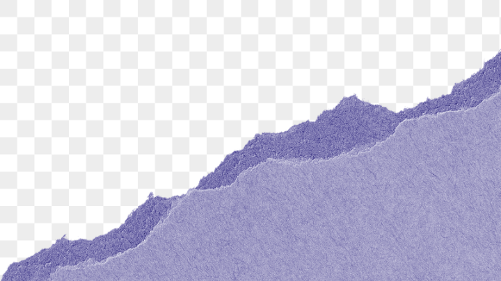 Free: Purple ripped paper png sticker