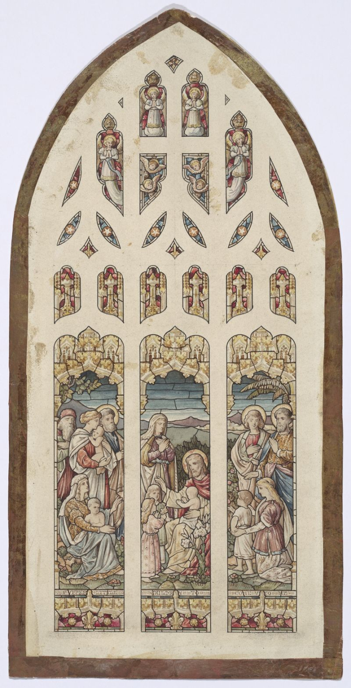 window,1963,19th century,ad 1800 1900,anonymous,anonymous british 19th century,architecture,art,blessing,british,building,cc0,rawpixel