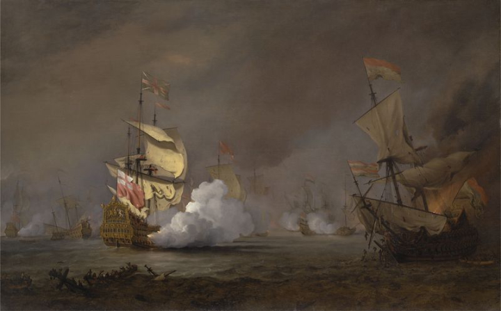 vintage,smoke,paintings,public domain,sea,travel,photo,london,war,flags,boats,ships,rawpixel
