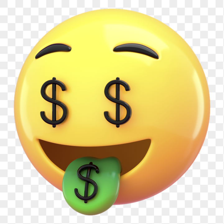 Free Money Eyes 3d Emoticon Png Sticker Free Png Rawpixel Nohatcc