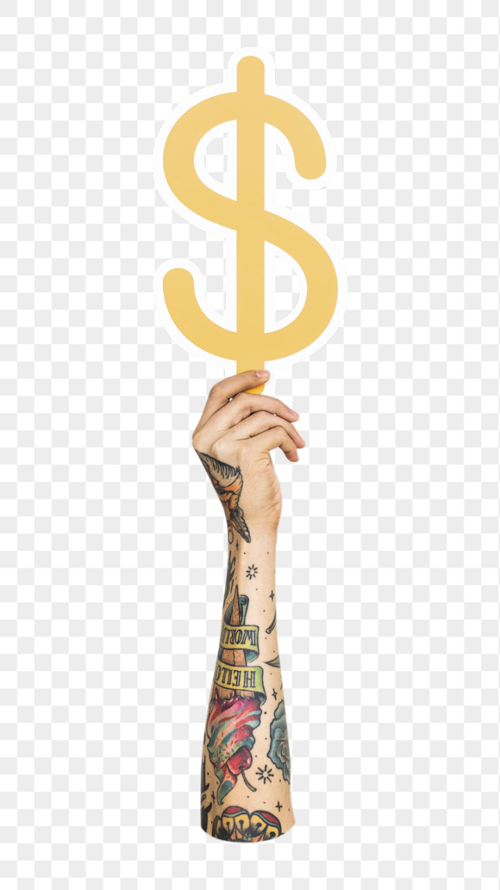 transparent background,rawpixel,png,hands,people,icon,money,business,collage element,yellow,finance,graphic,dollar