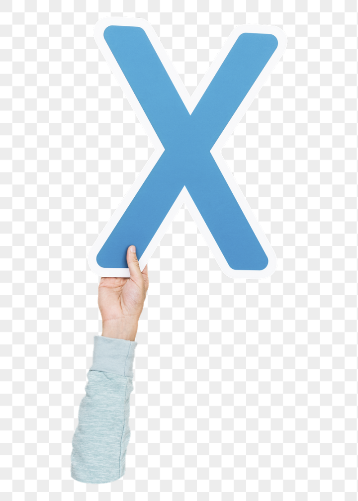 transparent background,rawpixel,png,hands up,person,icon,blue,alphabet,letter x,collage element,font,graphic,colorful
