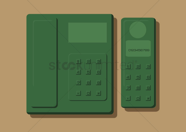 color,graphics,illustration,call,dial,digit,green,line,number,phone,receiver,ringing,technology,cutout,cut out,shadow,telephone,landline,communication