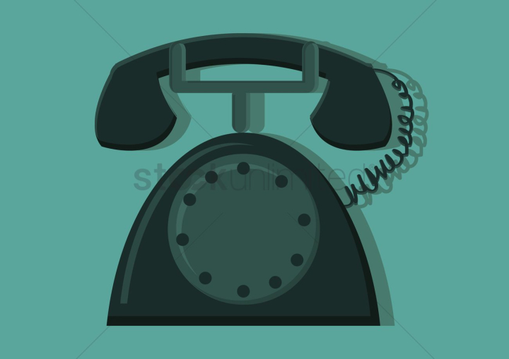 color,graphics,illustration,antique,black,call,dial,digit,green,line,number,phone,ringing,technology,cutout,cut out,old fashioned,retro,receiver,telephone,communication
