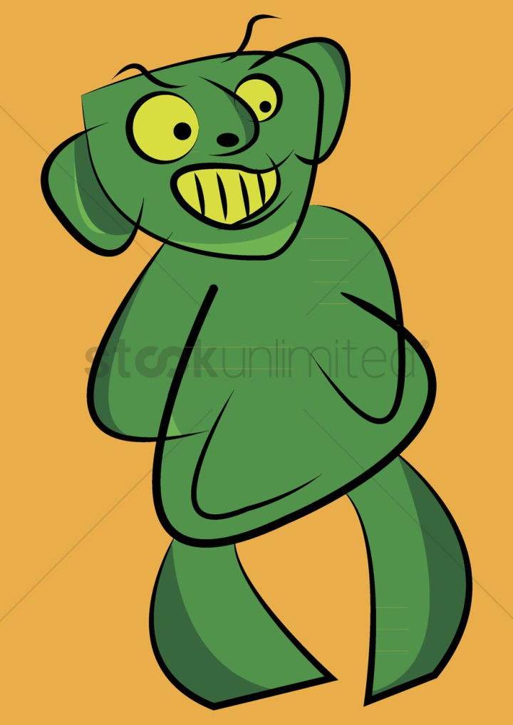 color,monster,scary,creepy,creature,looking at camera,colorful,expression,frightening,ogre,green,teeth,cartoon character
